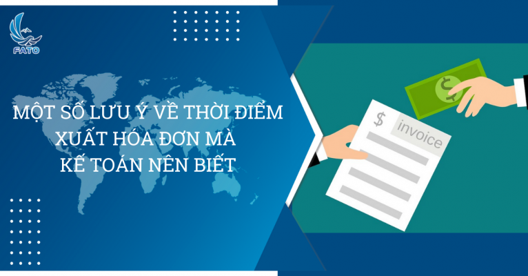 Lưu ý về thời điểm xuất hóa đơn