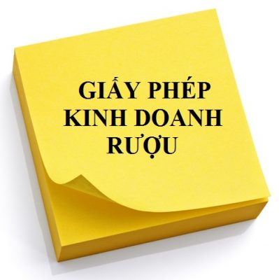 giấy phép bán lẻ rượu