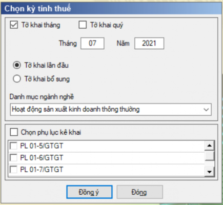 cách lập tờ khai thuế gtgt