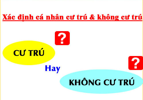 Cách xác định cá nhân cư trú và không cư trú khi nộp thuế TNCN