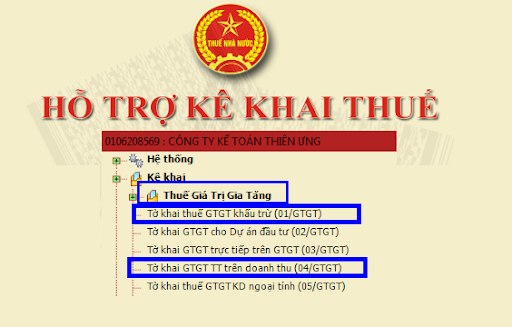 cách lập tờ khai thuế gtgt