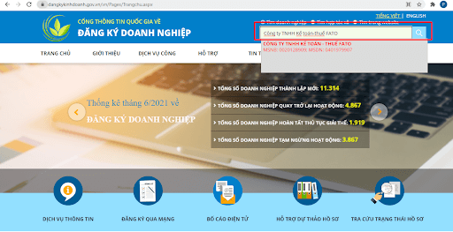 tra cứu mst doanh nghiệp