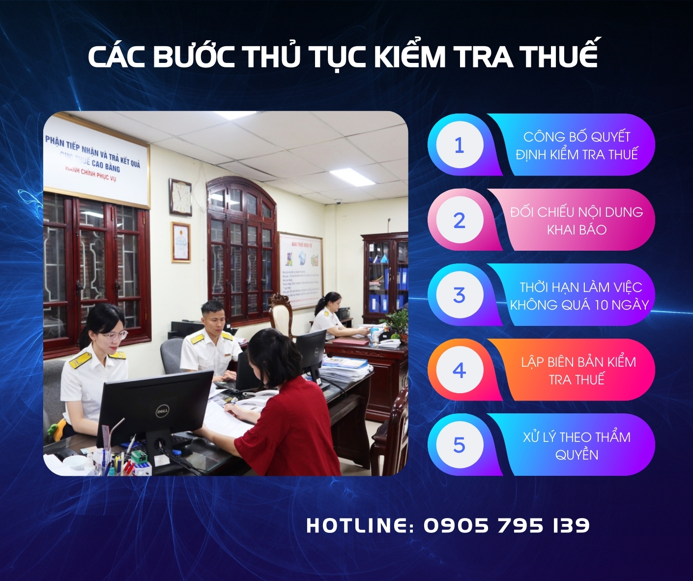 Buoc kiem tra thue Buoc kiem tra thue