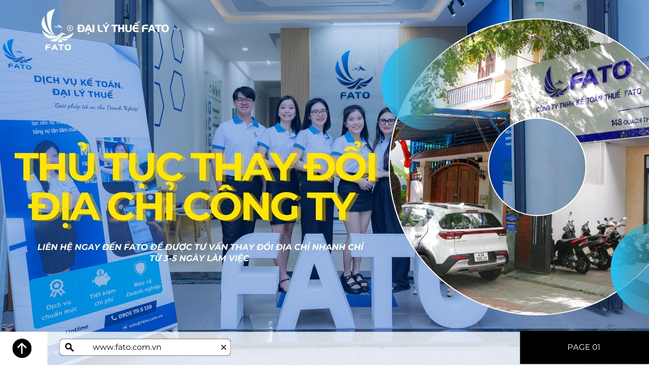 Thay đổi địa chỉ công ty