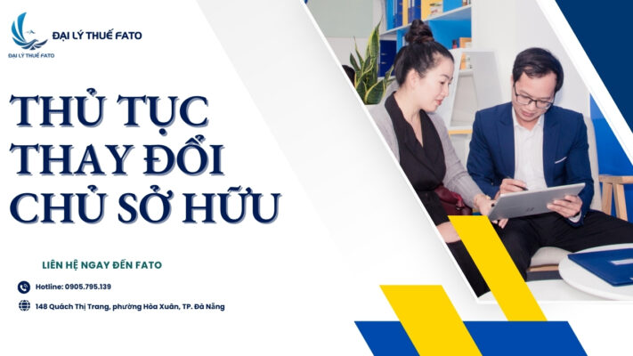 Thủ tục thay đổi chủ sở hữu